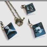Sexy Miniature Book Charms Necklace